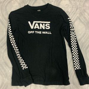 Black Vans Long Sleeve